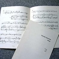 Verses" für Klarinette und Klavier von H. Birtwistle