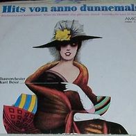 LP-Hits von Anno Dunnemals-Ballhausorchester Kurt Beyer