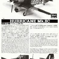 Bauplan Hurricane Mk. IIC