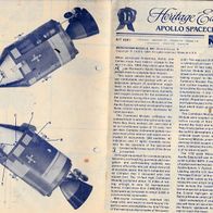 Bauplan Apollo Space Capsule
