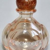 Miniatur Glas Parfum Flasche Orchidee ohne Inhalt
