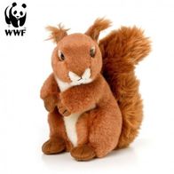 lebensecht Kuscheltier Stofftier 2 Varianten WWF Plüschtier Eichhörnchen 23cm 
