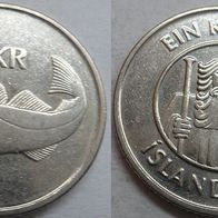 Island 1 Krona 1994 ## Kof7