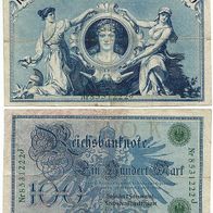 Deutschland - 100 Mark - 1908