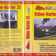 Eisenbahn Video Kurier 25 * * vergriffen - keine Neu-Auflage ! * * VHS