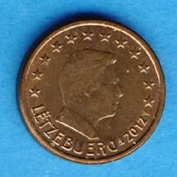Luxemburg 1 Cent 2012