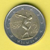 Griechenland 2 Euro 2004 Olympische Sommerspiele