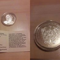 Medaille Angela Merkel Silber ( Serie 60 Jahre Bundesrepublik Deutschland )