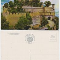 005 AK Burg Hohenzollern Aufgang zur Bastion {Bisingen, Baden-Württemberg}