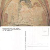 023 AK Marienkirche Bad MGH – Ehem. Sakristei – „Freske“ um 1300 v. Frater Rudolf v.