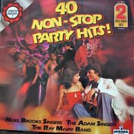 40 Non-Stop Party Hits! 1979 double LP UK Ray McVay Band-Nigel Brooks & Adam Singers