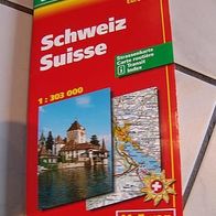 Schweiz Strassenkarte 2001 mit Distoguide