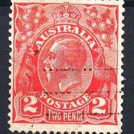 Australien Mi. Nr. 100 X König Georg V. - gestempelt o <