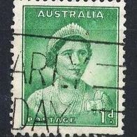 Australien Mi. Nr. 138 A Königin Elisabeth - gestempelt o <