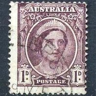 Australien Mi. Nr. 163 Königin Elisabeth - gestempelt o <