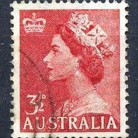 Australien Mi. Nr. 229 Königin Elisabeth II. - gestempelt o <