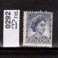 Australien Mi. Nr. 292 D re (1) Königin Elisabeth II. - gestempelt o <