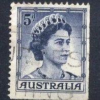 Australien Mi. Nr. 292 E ru Königin Elisabeth II. - gestempelt o <