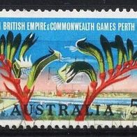 Australien Mi. Nr. 321 Britische Weltsportspiele in Perth - gestempelt o <
