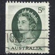 Australien Mi. Nr. 329 D li Königin Elisabeth II. - gestempelt o <