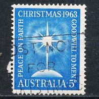 Australien Mi. Nr. 337 Weihnachten 1963 - gestempelt o <