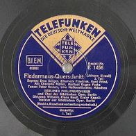 Telefunken Schallplatte (29) - Fledermaus-Querschnitt 1. Teil und 2. Teil