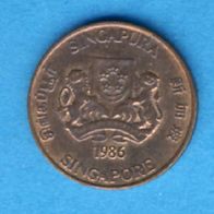 Singapur 1 Cent 1986