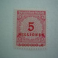 DR Nr. 317 * * Postfrisch mit Sprung HT