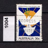 Australien Mi. Nr. 1004 (1) Internationales Jahr des Friedens - gestempelt o <