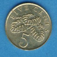 Singapur 5 Cents 1995