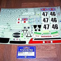 Kyosho Super Ten Decals Honda NSX LM GT1 Kenwood 39533-01 !!!!!!!!!!!!!!!!!!!!!!!!!!!