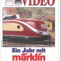 2002 - 1 JAHR mit Märklin + DVD 2009 * * Modellbahn * * Eisenbahn * * VHS