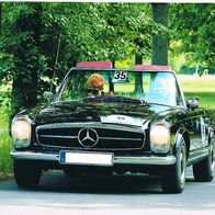 Mercedes SL Cabrio Oldtimer - Schmuckblatt 18.1