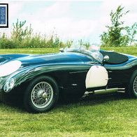 Jaguar Roadster Oldtimer - Schmuckblatt 42.1
