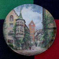Wandteller "Obertorturm zu Meersburg", Ø 20 cm