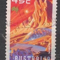Australien Mi. Nr. 1996 BA Weltraum: Besiedlung des Mars - gestempelt o <
