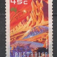 Australien Mi. Nr. 1996 BC Weltraum: Besiedlung des Mars - gestempelt o <