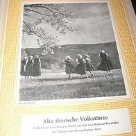 Edition Schott - Alte deutsche Volkstänze, f. Klavier