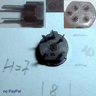 Transistorsockel universal 3, 4, 5, polig