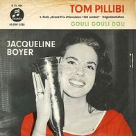 Eurovision 7"BOYER, Jaqueline · Tom Pillibi (RAR 1960)