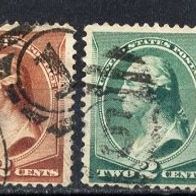 Briefmarken USA Vereinigte Staaten von Amerika 1882/87