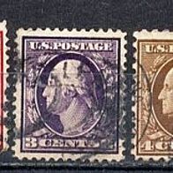 Briefmarken USA Vereinigte Staaten von Amerika 1912 - 6 Marken