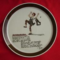 Wandteller - Der Schoustersbou - Hutschenreuther Porz