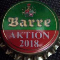 Barre Aktion 2018 Kronkorken Bier Brauerei Kronenkorken aus Lübbecke in neu unbenutzt