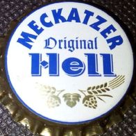 Meckatzer Original Hell Bier Brauerei Kronkorken 2017 helles aus Bayern in unbenutzt