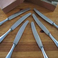 6 alte Messer, ca. 24 cm lang