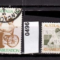 Australien Mi. Nr. 495 + 496 - 50 Jahre Rehabiitierung o <