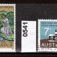 Australien Mi. Nr. 535 C + 541 o <