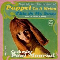 Eurovision 7"Orchester Paul Mauriat · Puppet On A String (CV RAR 1967)