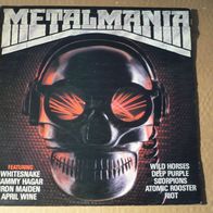 Metalmania LP 1980 Jugoton Iron Maiden Whitesnake Deep Purple Sammy Hagar Scorpions